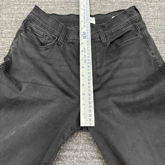 Frame Denim Le Palazzo Crop Wide Leg Jean Women 28 Black Denim Stretch High Rise - Picture 4 of 11